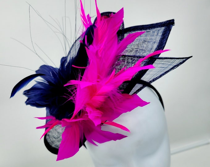 Royal Blue Fascinator