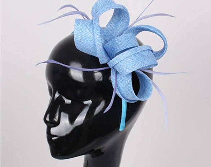 Light Blue Fascinator