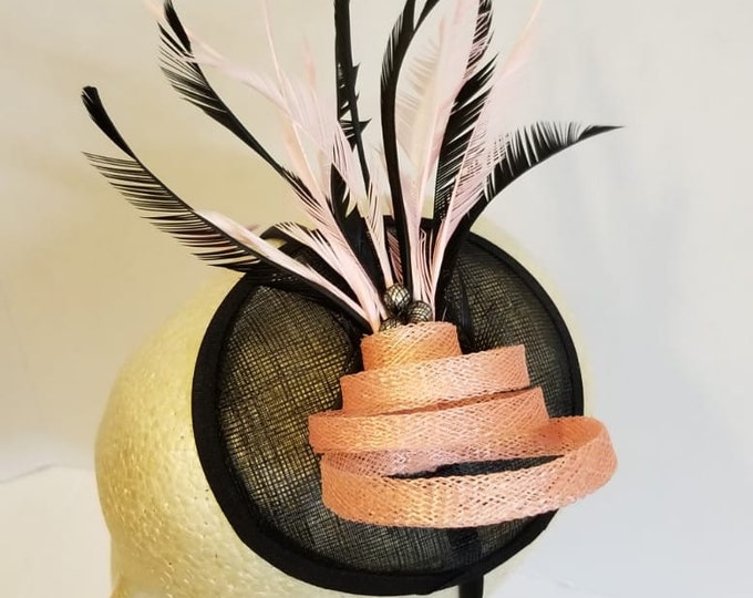 Pink Fascinator Hat Wedding