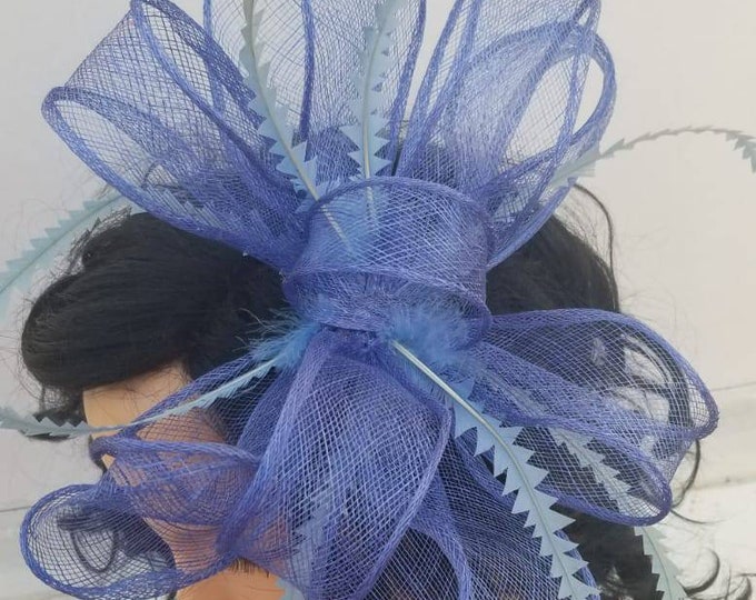 Blue Fascinator Hat