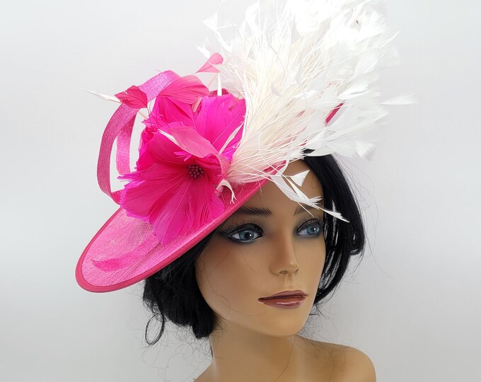 Fuschia/Hot Pink Fascinator