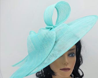 Turquoise Blue Fascinator Hat