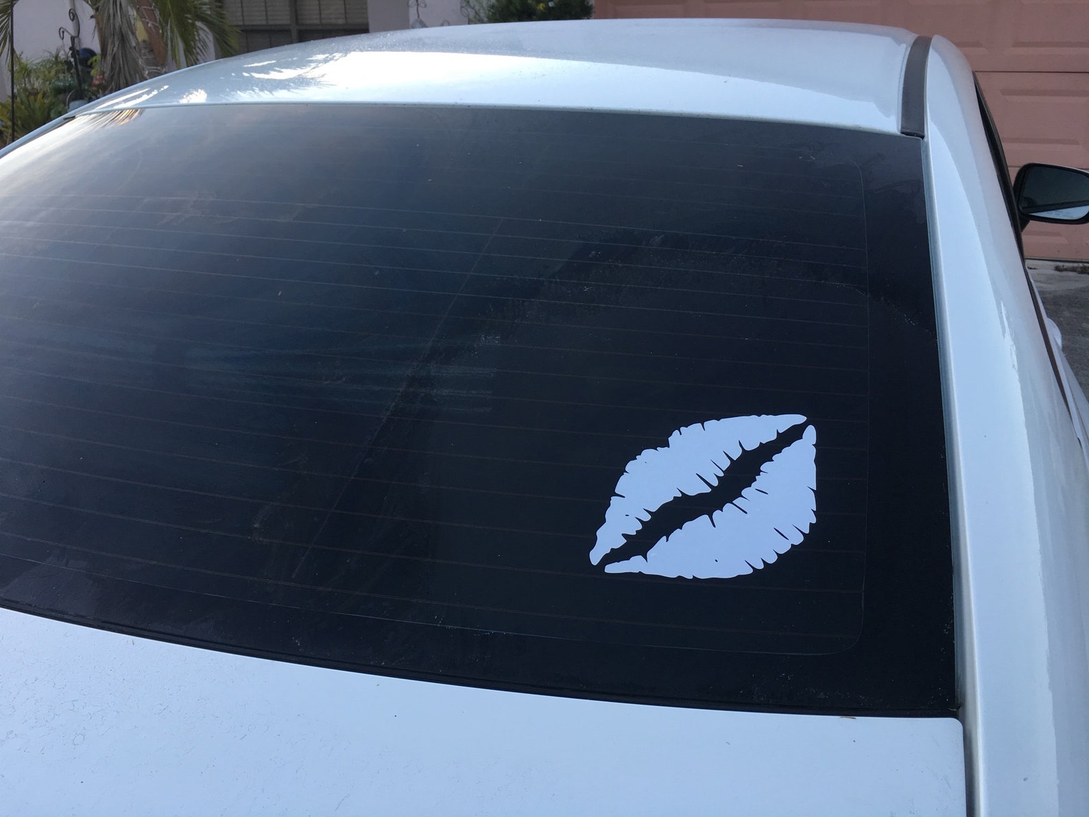 Lip Car Decal Etsy