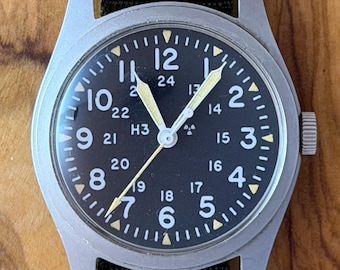 1977 Hamilton H3 Mil-W-46374B Military General Purpose Watch