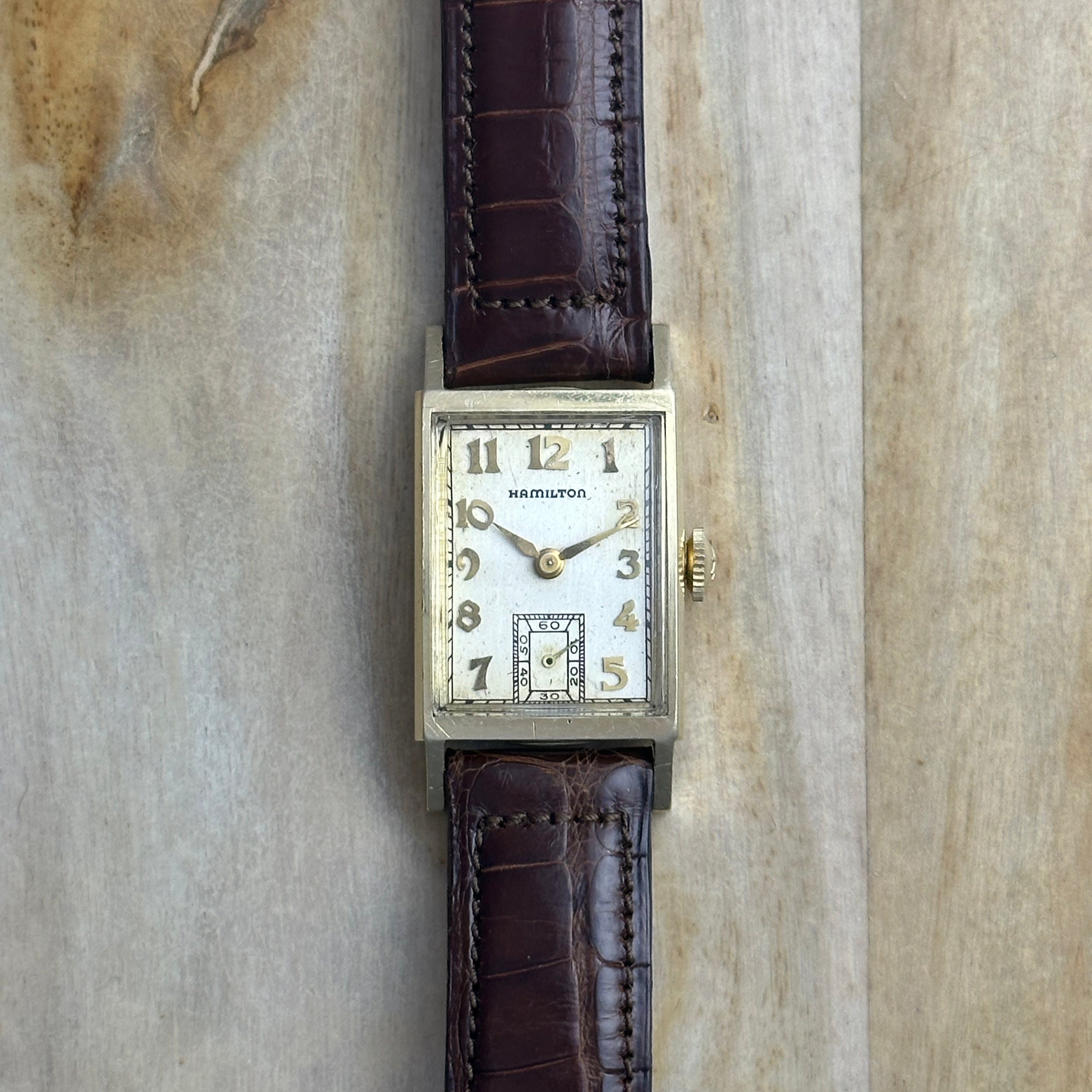 Hamilton tank watch vintage online