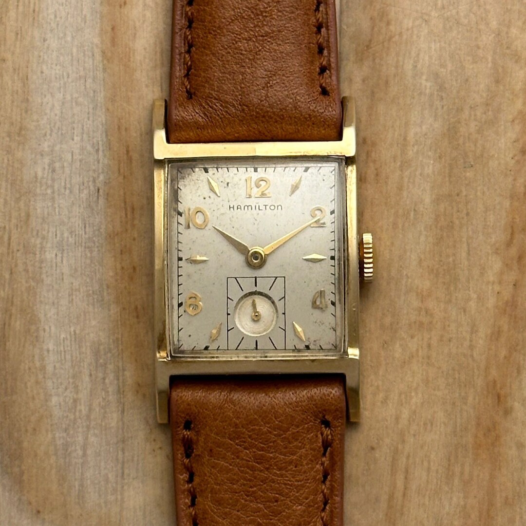 1954 14K Gold Vintage Hamilton Stafford With a Grade 754 Etsy