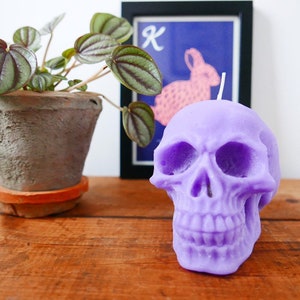 Skull Candle Halloween Gift Autumn Decor Spooky Home image 7