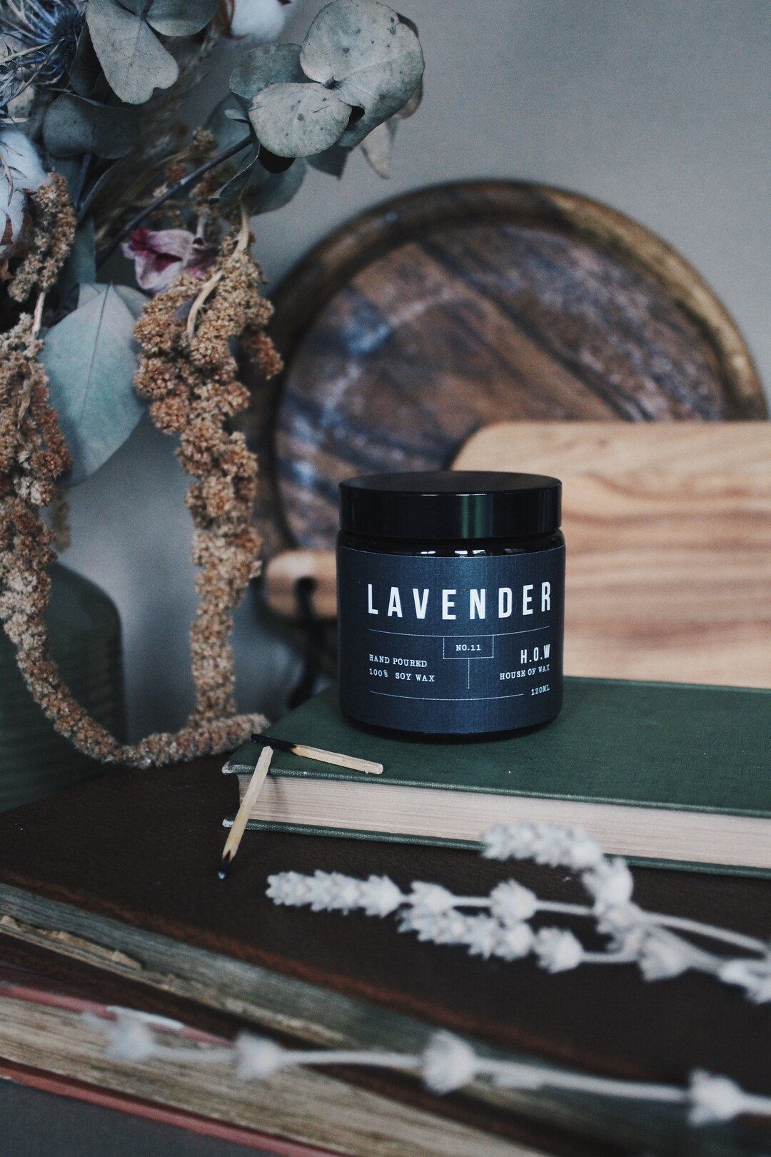 Lavender Candle - Soy Candle - Natural Soy Wax Candles - Eco Candle ...