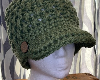 Casquette Newsboy Femme Pailletée Noire Avec Fleur - Hat - Taille Unique
