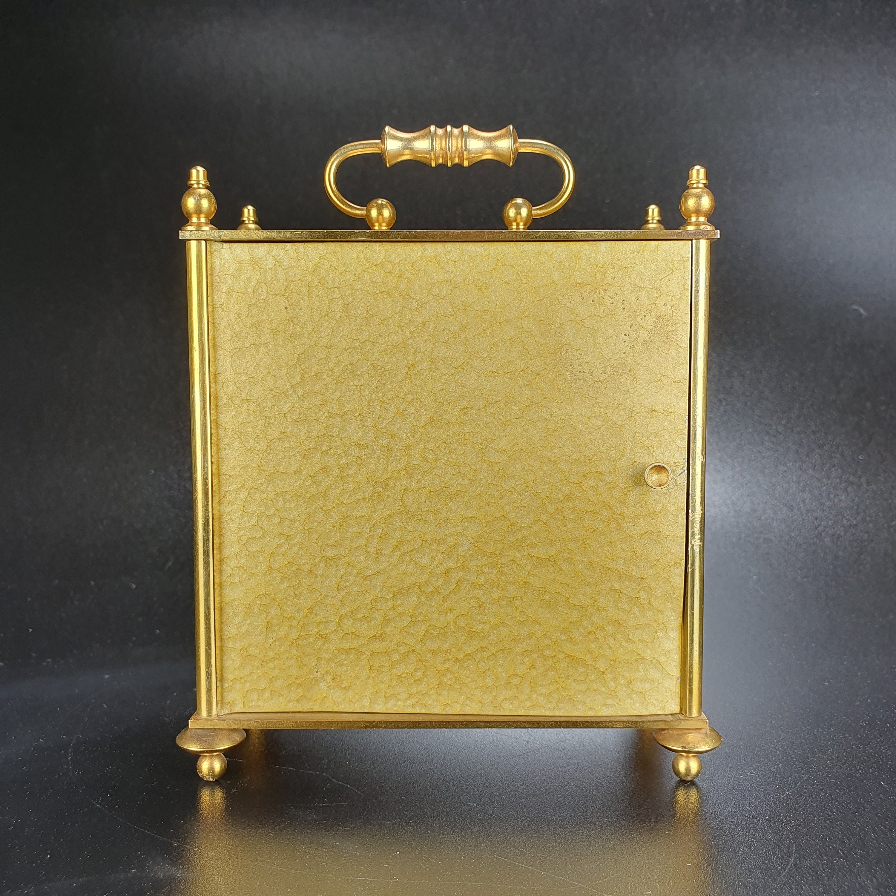 Bentima Carriage Clock Roman Numerals Battery Operated West Etsy