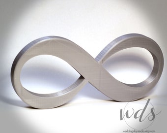 12" Infinity Sign, wedding sweetheart table Sign, Calligraphy, home decor , wedding reception, centerpiece decor, foyer decor, FREE Ship