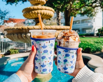 A Dream That You Wish Cup Sleeve | Sunflower Insulated Iced Beverage Cup Holder | Cute Coffee Cozy