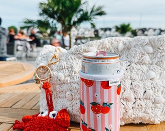 Orange Ya Glad Slim Can Sleeve | Insulated Beverage Holder | Can Cooler