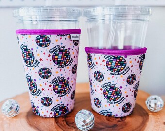 Funda para taza de duelo que se convierte en baile / Portavasos térmico para bebidas heladas / Basado en la fe / Cristiano femenino / Funda para café linda