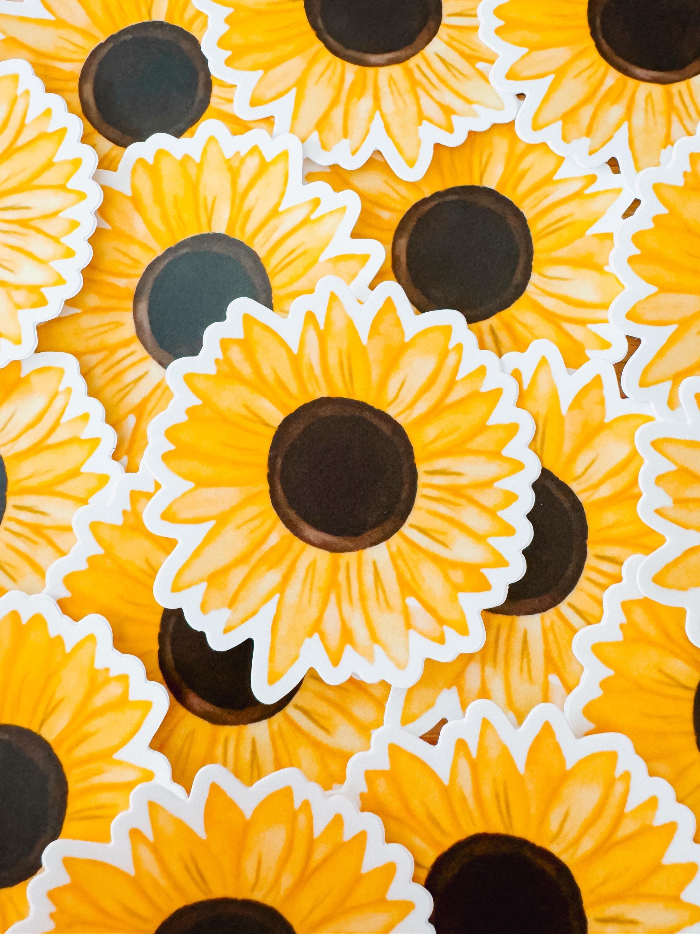 Sunflower╰(*´︶`*)╯ Sunflower Sticker | Vinyl Die Cut Sticker | Cute Girly Sticker