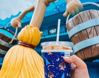 The Sorcerer’s Apprentice Coffee Sleeve | Insulated Iced Beverage Cup Holder