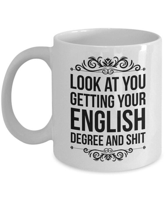 English Teacher GiftEnglish Teacher Mug English Degree Etsy