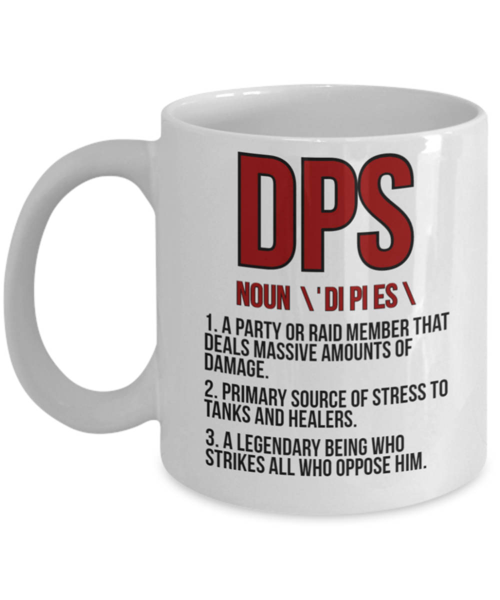 Wow Mug DPS Mug Funny Wow Mug World of Warcraft Dps Funny Etsy