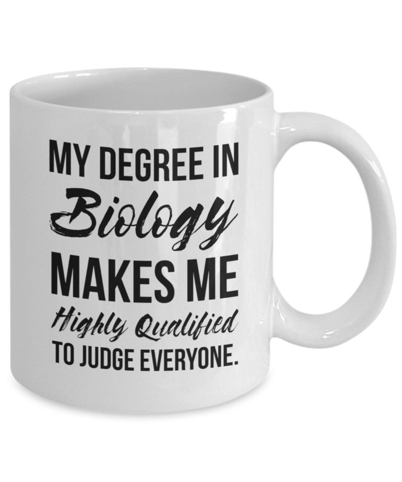 Biology Gift Biology Mug Biology Degree Biologist Mug Gift Etsy