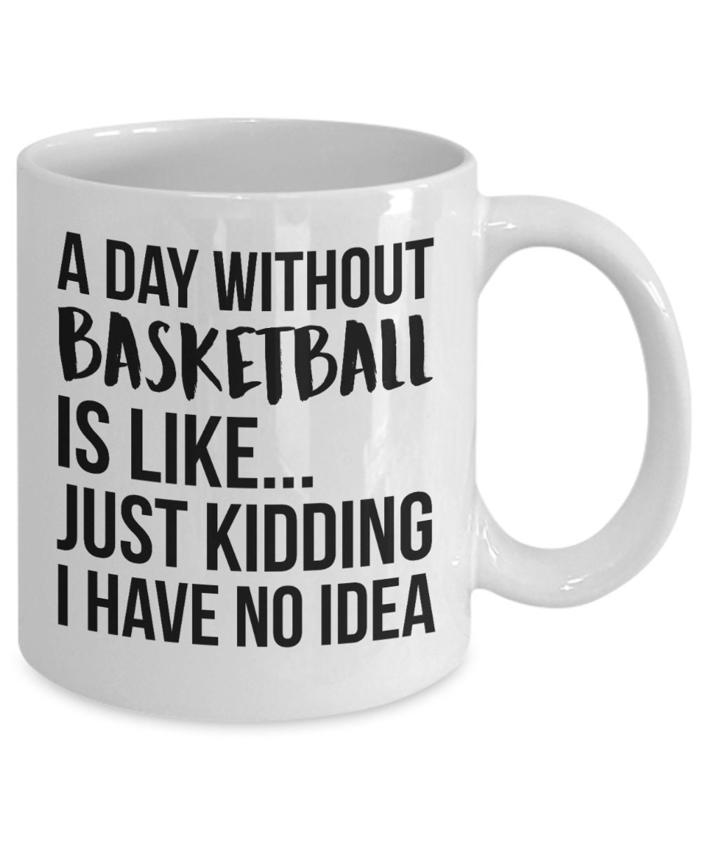 Basketball Gift Basketball Mug Basketball Lover Funny Etsy