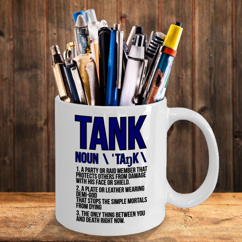 Wow Mug Tank Mug Funny Wow Mug World of Warcraft Tank Etsy
