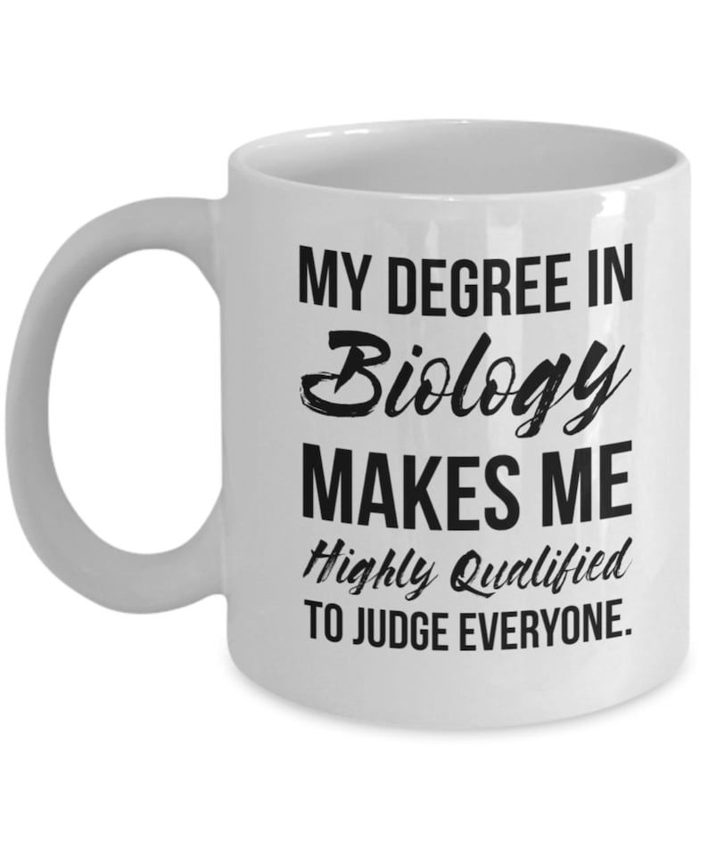Biology Gift Biology Mug Biology Degree Biologist Mug Gift Etsy