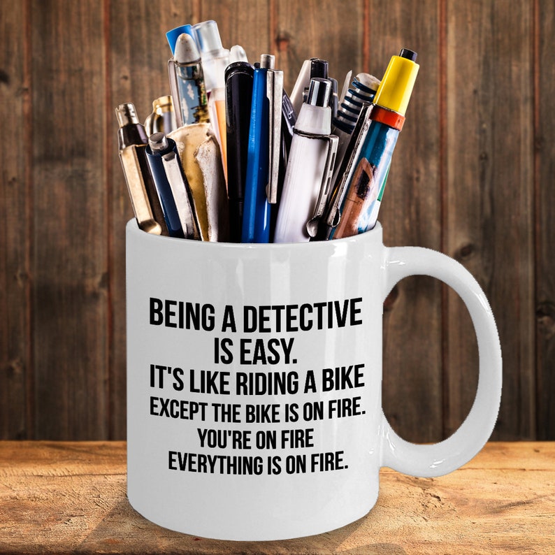 Detective Detective Gift Detective Mug Gift for Detective Etsy
