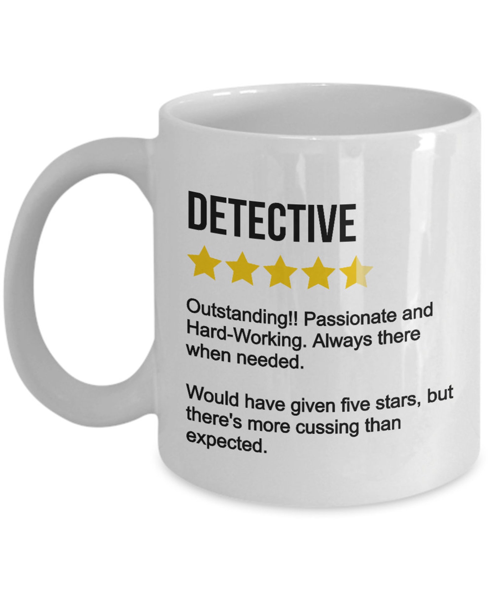 Detective Review Detective Mug Detective Gift Regalo para Etsy