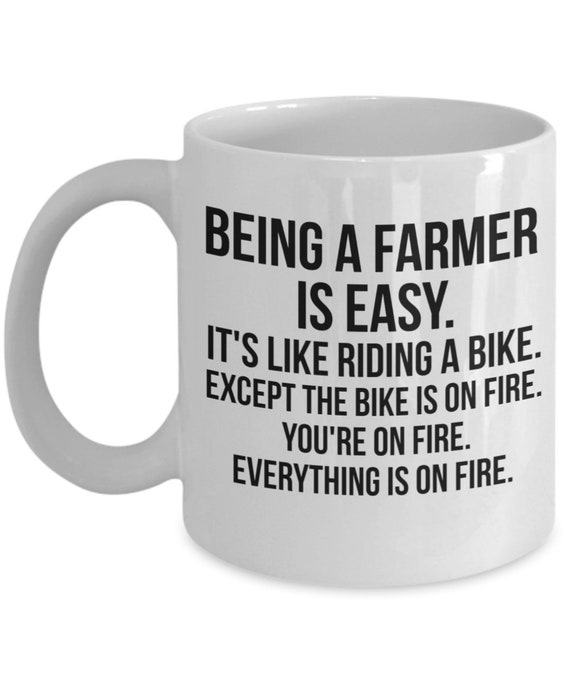 Farmer Gift, Farmer Mug, Gift For Farmer, Personalized Farmer, Funny Farmer, Coffee Mug, Country mug, Farmer, Farming, Farmer present