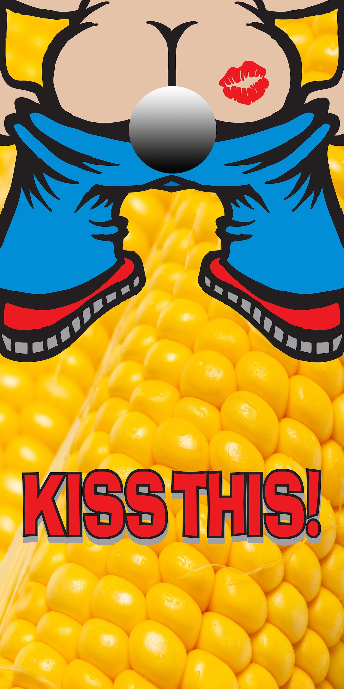 Cornhole Kiss This humor funny cornhole corn hole sports Etsy