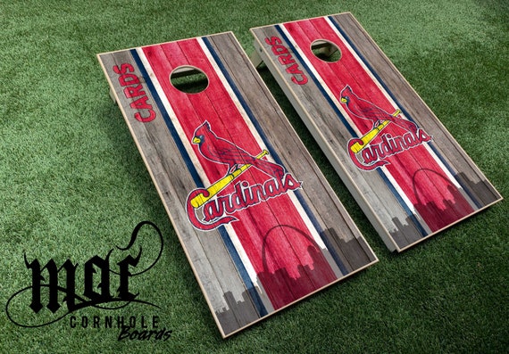 St Louis Cardinals  corn hole set of 2 decals Free shipping Made in USA #