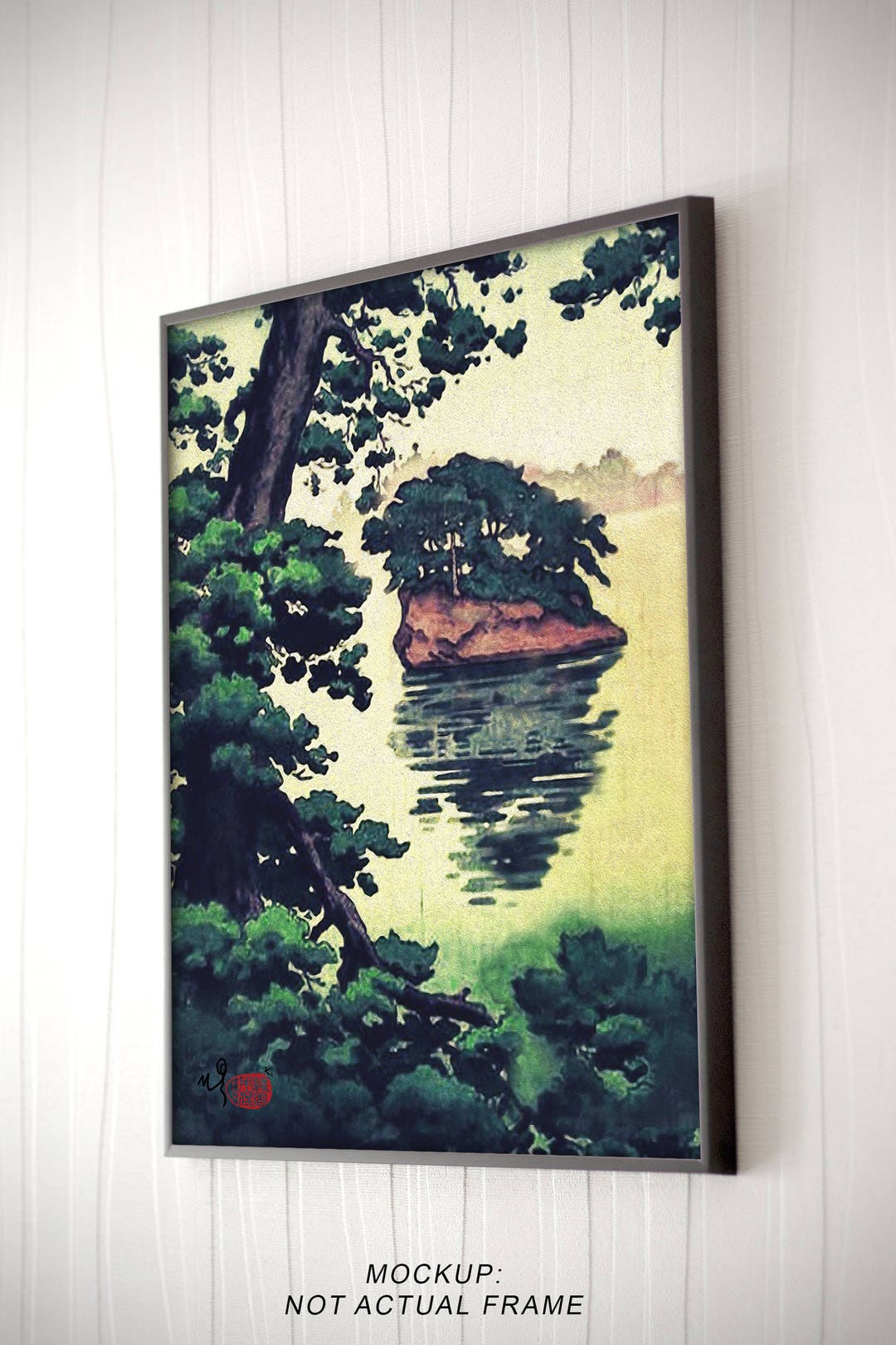 Vintage Japanese / Wall Home Decor / Ukiyoe Art Print / Etsy