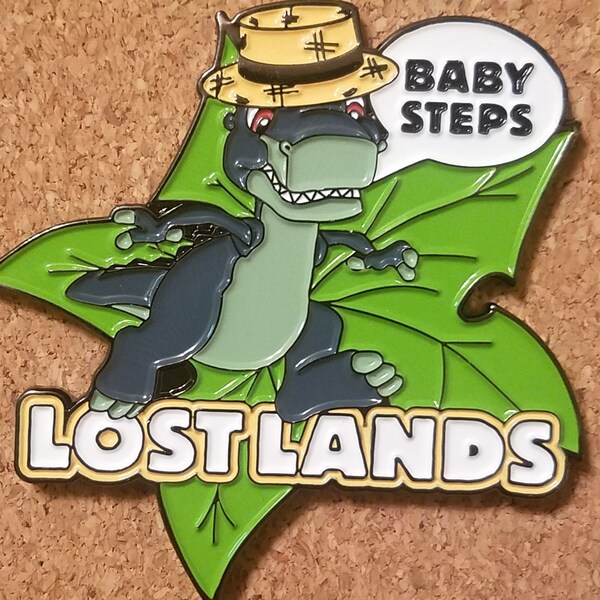 Baby Steps Soft Enamel Hat Pin (Lost Lands Music Festival)