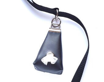 Vinyl Dog Poop Bag Holder for Dog Mum Gift, Dog Walking Bag for Leash Accessories, Waste Bag Dispenser for Pet Parent, Lead Accessory Puppy