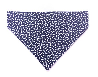 Reversible Slip On Dog Bandana for Family Puppy, Comfortable Neckwear Gift from Best Friend, Weekend BBQ Pet Accessories, Boxer Dog Gifts