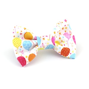 Cute Birthday Party Bow Ties for Dogs, Detachable Dog or Cat Bowtie, Pet Bow Tie, Novelty Photo Prop Birthdays and Instagram Photo Shoots