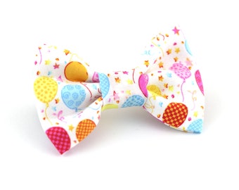 Cute Birthday Party Bow Ties for Dogs, Detachable Dog or Cat Bowtie, Pet Bow Tie, Novelty Photo Prop Birthdays and Instagram Photo Shoots