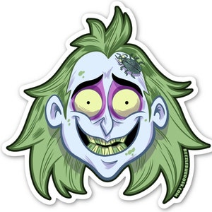 OG Beetlejuice cartoon decal