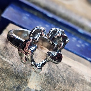Handcrafted Chunky Sterling Silver Ring