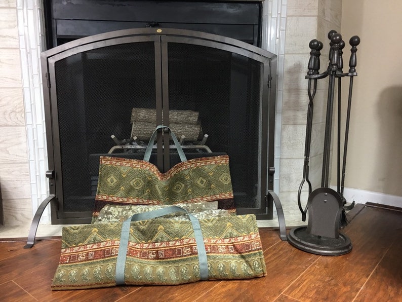 Log carrier firewood tote