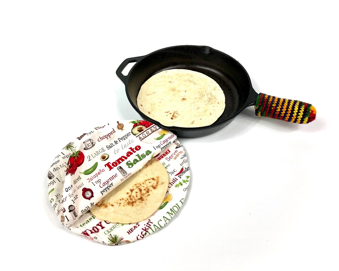 Salsa and Chili Tortilla Warmer / Pot Holder/ Microwaveable/ Trivet ...