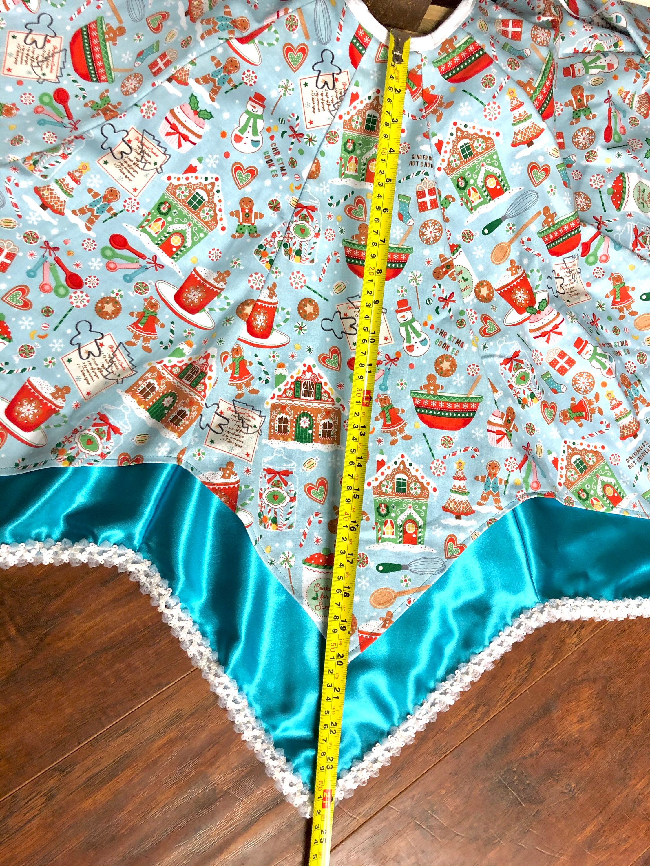 Teal Tree Skirt 