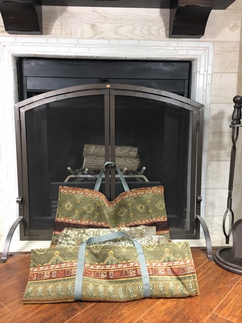 Log carrier firewood tote