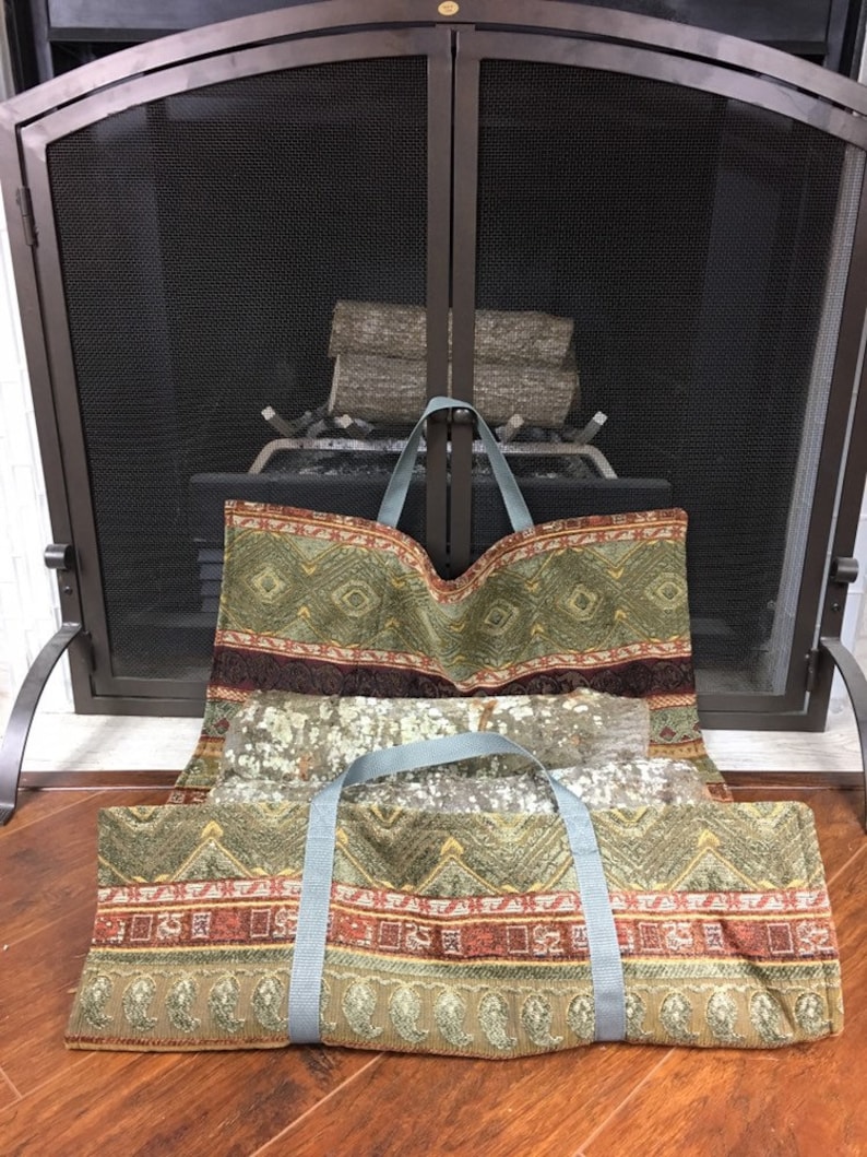 Log carrier firewood tote