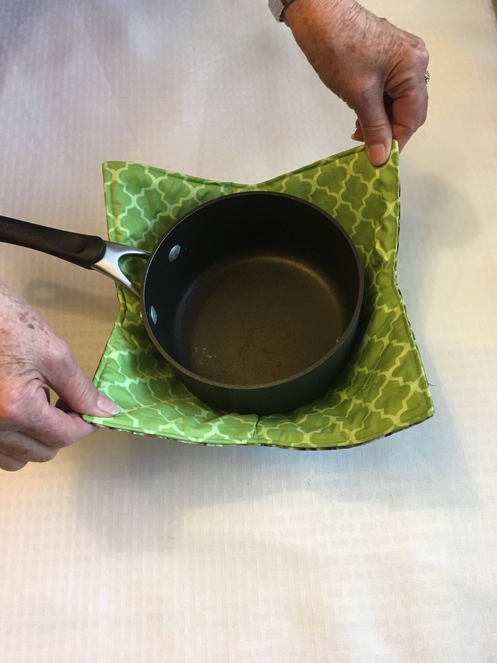 Green Trellis Microwave Pot Holder/ Kitchen Decorations/ Bowl Etsy
