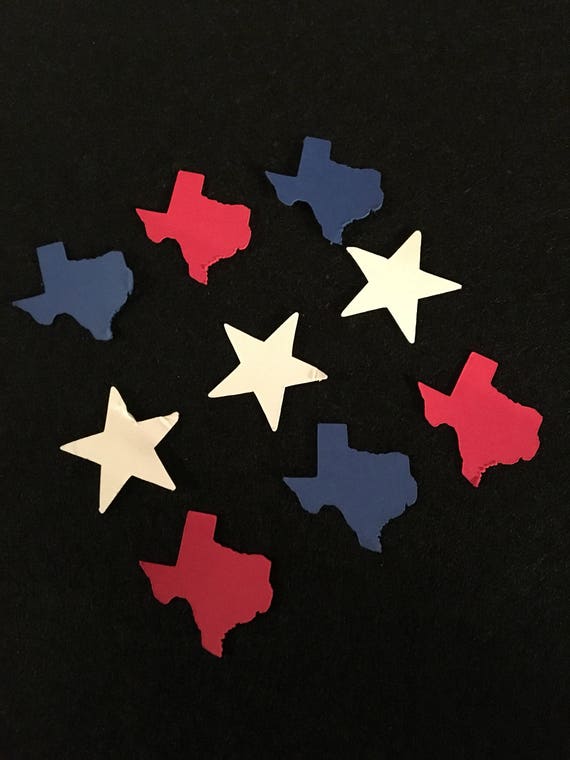 200 Red White And Blue Star Table Confetti