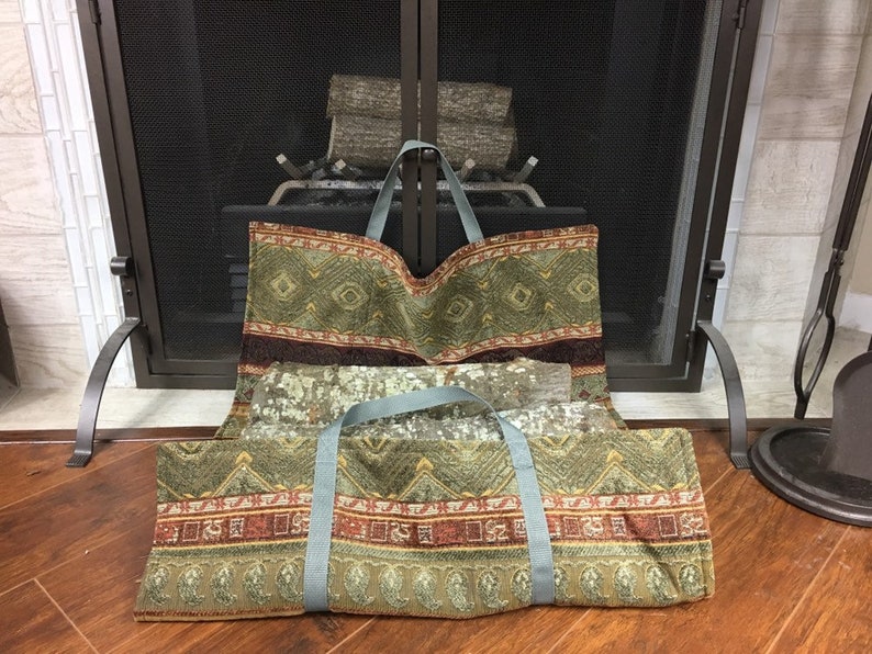 Log carrier firewood tote