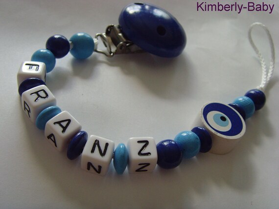 pacifier chain with name