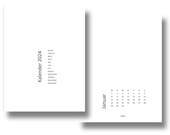 Kalender Druckvorlage 2026 | Fotokalender | modern | Vorlage | zum ausdrucken | zum personalisieren | deutsch | Kalender drucken