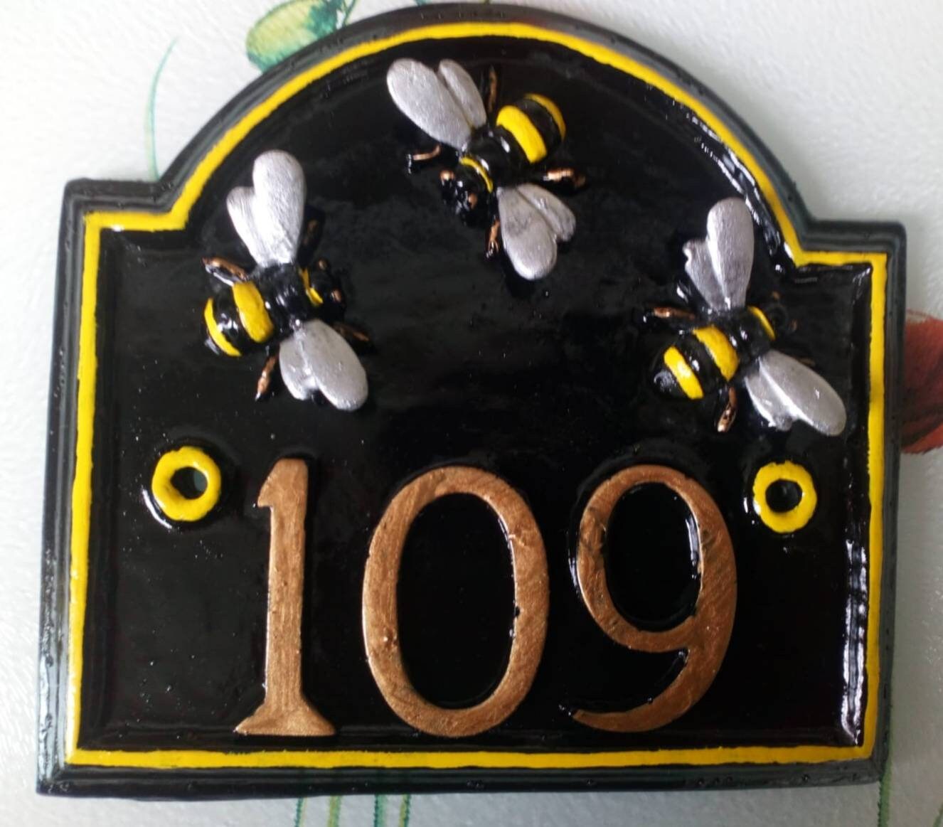 Handmade Bee House/Wall Plaque Etsy